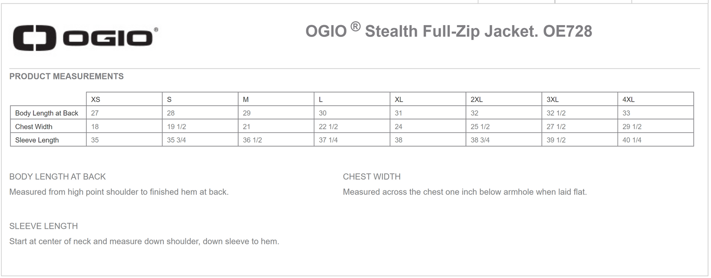 OGIO Stealth Full-Zip Jacket